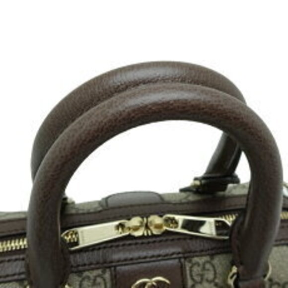 Gucci Boston Bag Handbag GG Supreme Beige - Picture 5 of 7